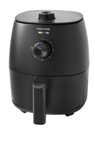 Mainstays 2.2 QT Air Fryer, Black - Automatic Shutoff, Nonstick