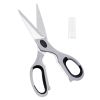 Kitchen Scissors, Durable Stainless Steel Kitchen Shears with Protective Sheath, Heavy Duty Cooking Shears Soft Grip Comfort Handle