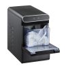 Nugget Ice Maker, 37lbs/24H Pebble Ice Maker with Self Cleaning, Chewable Ice Maker with Ice Scoop and Basket