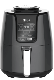 Ninja 4 Qt Air Fryer, Nonstick Basket with Crisper Plate, 1550 Watts, Black