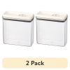 (2 pack)Canister - 11.1 Cup Flip-Tite® Rectangular Food Storage Container, A Practical Choice for Pantry Organization and Food Storage