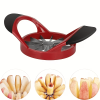 1Pcs 4.72 Inch 12-Blade Apple Slicer, Heavy Duty Stainless Steel Fruit Corer, Suitable for Multiple Fruits & Vegetables