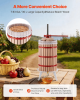 3.17 Gallon/12L Fruit Wine Cider Press - Solid Wood Basket Vintage traditional juicer