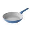 Riverside Embossed 10-inch Aluminum Frying Pan, Blue