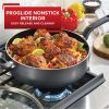 Care Nonstick Cookware, Jumbo Cooker, 5 Quart, Grey