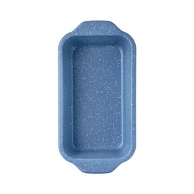 9" x 5" Nonstick Aluminized Steel Loaf Pan, Blue Speckle