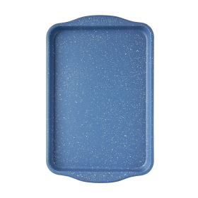 Nonstick Quarter Sheet Pan, 13" x 9", Blue Speckle