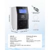 Commercial Ice Maker Machine, 80 lbs/24h with 12Lbs Storage, 32 Cubes per Cycle