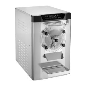 Commercial Hard Ice Cream Machine, 2000W 3.17-5.28 Gal/Hour, Countertop Gelato Hard Serve Ice Cream Maker with 6L 304 Stainless Steel Cylinder