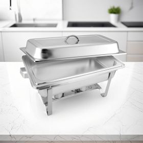 SOGA 9L Stainless Steel Chafing Food Warmer Catering Dish Full Size