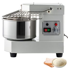 Commercial Food Mixer, 7.3Qt Capacity, 450W Dual Rotating Dough Kneading Machine with Food-grade Stainless Steel Bowl