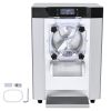 Commercial Ice Cream Machine, 12 L/H Yield, 1713W Single Flavor Countertop Hard Serve Ice Cream Maker, 4.5L Stainless Steel Cylinder