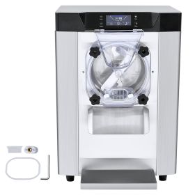 Commercial Ice Cream Machine, 12 L/H Yield, 1713W Single Flavor Countertop Hard Serve Ice Cream Maker, 4.5L Stainless Steel Cylinder