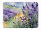 Lavender in Watercolor Memory Foam Kitchen Mat Machine Washable Anti-Fatigue Mat Cushion Comfort Bath Mat or Kitchen Rug
