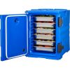 Insulated Food Pan Carrier, 95 Qt Hot Box for Catering, Food Box Carrier with Double Buckles, Front Loading Food Warmer with Handles