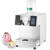 Commercial Snowflake Ice Machine, 397LBS/24H Snowflake Ice Maker, Stainless Steel Ice Shaver Machine, Electric Snow Cone Maker