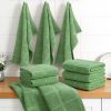 Premium Kitchen Towels 18"x28", 6 Pack Large Cotton 380 GSM Dish Towels, Soft and Absorbent Kitchen Hand Towels with Terry Grid Design