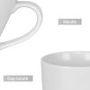 Miibox White Dinnerware Set,20-Piece Service For 4,with Dinner Plates,Salad Plate,Bowls,Mugs and Teaspoons,Porcelain Durable for Christmas,Halloween