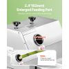 Commercial Sugar Cane Juicer, 110LBS/H High Output Sugarcane Juicer Machine with 3 Stainless Steel Rollers, 2.4" Large Inlet