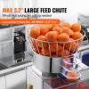 Commercial Orange Juicer Machine, 120W Automatic Feeding Juice Extractor, Stainless Steel Juice Extractor for 25 Oranges Per Minute