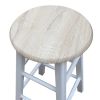 Foldable With Wooden Handle Semicircle Dining Cart With Round Stools White Replacement code: 37144410