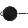 Easy Clean 14 Inch Nonstick Frying Pan with Helper Handle, Dishwasher Safe, Black