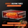 VEVOR Electric Pizza Oven 12-inch 1500W 122-662°F Temp Range Removable Crumb Tray
