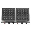 50PCS Mini Dutch Pancake Maker, Non-stick Stainless Steel Dorayaki Baker, 1800W Commercial Electric Poffertjes Grill Pan, Dual Temp & Time Control