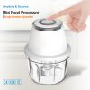 [Pick-Up Only]  Electric Food Chopper with LED Indicator, 350ml Cordless Mini Food Processor for Garlic, Onion