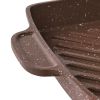 Brown Speckle Cowboy Cast Aluminum Grill Pan, 10" x 12"