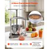 Fruit Wine Press, 0.8 Gallon/3L, Stainless Steel Manual Juice Maker with Powerful T-Shaped Handle, Juice Making for Apple/Grape/Orange/Berry