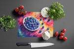 NEW Colorful Blueberries Glass Cutting Board Decorative Tempered Glass Kitchen Cutting and Serving Board Large Size Chopping Board