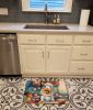 Pomeranian The Chef Memory Foam Kitchen Mat Machine Washable Anti-Fatigue Mat Cushion Comfort Bath Mat or Kitchen Rug