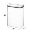 (2 pack)Canister - 17.3 Cup Flip-Tite® Rectangular Food Storage Container, Well Suited to Pantry Organization and Food Storage