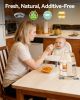 9 in 1 Baby Food Maker,Auto Glass Baby Food Processor Steamer Puree Blender with 6 Blades, One Step Cook Grinding, 3 Stage, Touch Screen Control