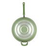 12.5 Inch Ceramic Nonstick Frying Pan / Skillet with Helper Handle, Dishwasher Safe, Green