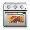 Family Size Air Fryer Toaster Oven Combo, 13QT, 360Â° Hot Air Circulation for Healthy Oil-Free Cooking, Multifunctional Convection Contertop Oven