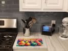 NEW Colorful Pears Glass Cutting Board Decorative Tempered Glass Kitchen Cutting and Serving Board Large Size Chopping Board