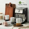 Large Ceramic Coffee Mug Set of 4, 16 oz Tea Cups with Handle, Porcelain Mug for Latte, Hot Tea, Cappuccino, Milk, Cocoa