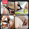 Food Scissors, Sharp Scissors with Nutcrackers, Bottle Opener, Can Opener, Vegetable Cutting Scissors, Chopping Scissors