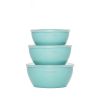 Professional 20-piece Plastic Mixing Bowl and Prep Set in Aqua