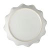 Colette 11-Inch Stoneware Ruffled-Edge Baking Pie Pan Tart Dish, Linen