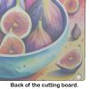 NEW Colorful Figs Glass Cutting Board Decorative Tempered Glass Kitchen Cutting and Serving Board Large Size Chopping Board