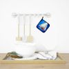 Twos Company Sailboat Pair of Pot Holders Kitchen Heat Resistant Pot Holders Sets Oven Hot Pads for Cooking Baking BBQ, 7 1/2 x 7 1/2