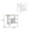 Finley Kitchen Island with Counter Space