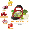 1Pcs 4.72 Inch 12-Blade Apple Slicer, Heavy Duty Stainless Steel Fruit Corer, Suitable for Multiple Fruits & Vegetables