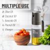 Oil Sprayer Kitchen Gadget for Cooking High Borosilicate Glass Oil Sprayer Mister, 250ml Olive Oil Spray Bottle for AirFryer, Salad, BBQ