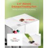 Commercial Sugar Cane Juicer, 800W Electric Sugarcane Juicer Machine with 661LBS/H High Output, 4 Stainless Steel Rollers