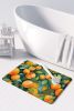 Florida Orange Blossom in Watercolor Memory Foam Kitchen Mat Machine Washable Anti-Fatigue Mat Cushion Comfort Bath Mat or Kitchen Rug