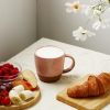 Morandi Color Ceramic Coffee Mugs Set of 6 (Large),18 oz Coffee Cups with Handle, Latte Mug, Big Mug for Women, Men, Great for Tea Hot Chocolate